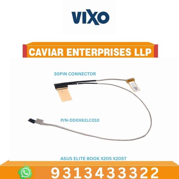 VIXO ASUS ELITEBOOK X205 X205T X205TA F205T F205TA LAPTOP LED LCD DISPLAY CABLE P/N- DD0XK2LC010 DD0XK2LC000