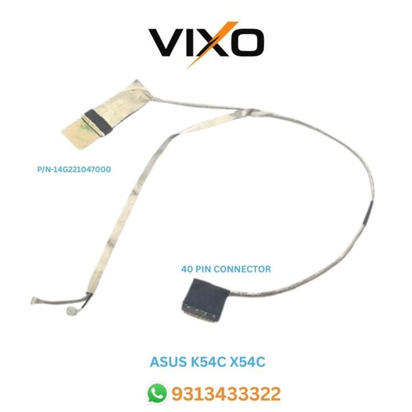 VIXO ASUS K54C X54C LAPTOP LED LCD DISPLAY CABLE P/N-14G221047000