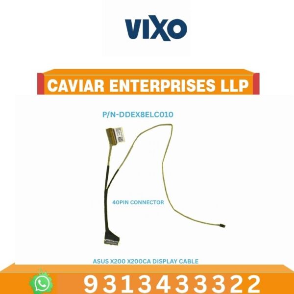 VIXO ASUS X200 X200CA X200L X200LA X200M X200MA LAPTOP LED LCD Display Cable P/N- DDEX8ELC010