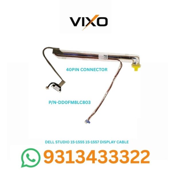 VIXO DELL STUDIO 15-1555 15-1557 15-1558 1555 1557 1558 LAPTOP LCD LED DISPLAY CABLE P/N-DD0FM8LC801 DD0FM8LC803