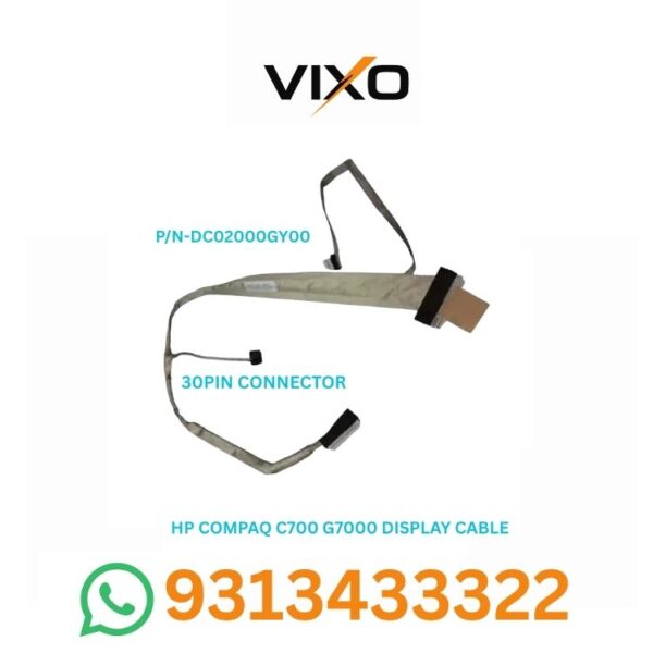 VIXO HP COMPAQ C700 G7000 C732EF C734TU DC02000GY00 LAPTOP LED LCD DISPLAY CABLE P/N-DC02000GY00