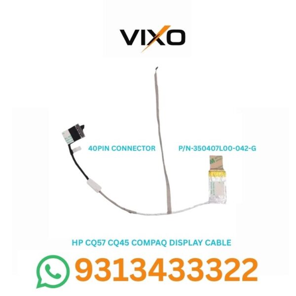 VIXO HP CQ57 CQ45 COMPAQ 450 650 630 LAPTOP LED LCD DISPLAY CABLE P/N-350407L00-042-G