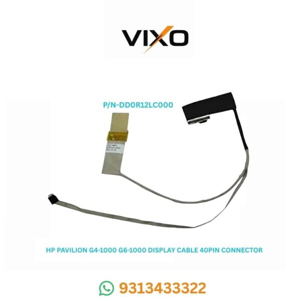 VIXO HP PAVILION G4 1000 G6 1000 LAPTOP LED DISPLAY CABLE 40PIN P/N-DD0R12LC000