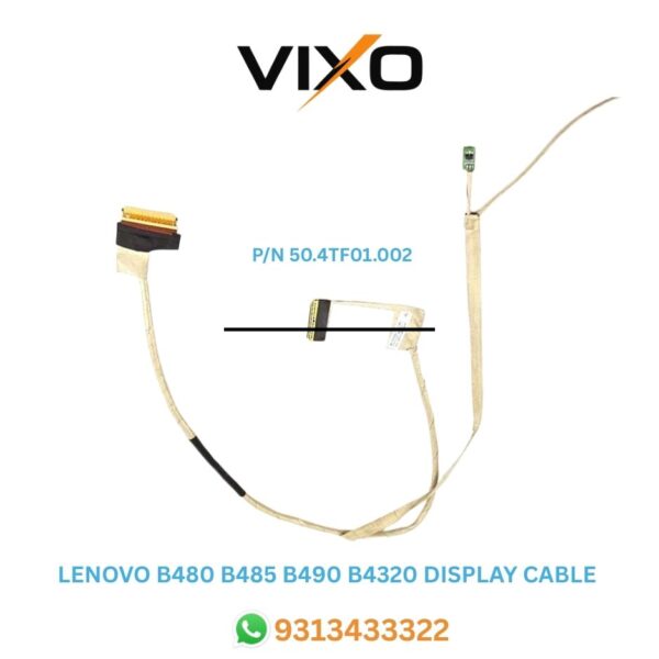 Lenovo B480  B485  B490  B4320 Laptop LED LCD Display Cable P/N-50.4TF01.002 50.4TF01.003 