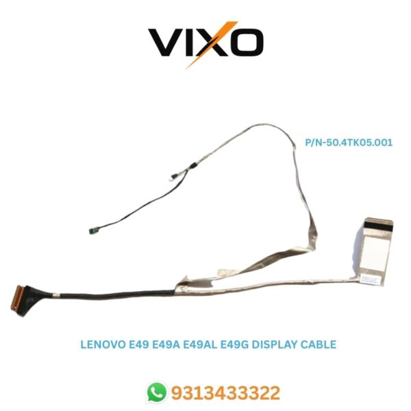 Lenovo E49  E49A  E49AL  E49G Laptop LED LCD Display Cable P/N-50.4TK05.001  50.4TK05.002
