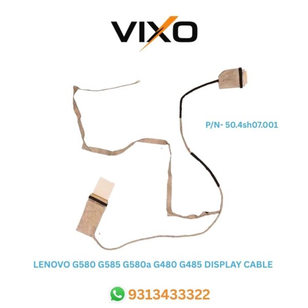 Lenovo G580 G585 G580a G480 G485 Laptop LED LCD Display Cable P/N- 50.4sh07.001