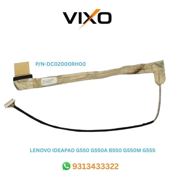 Lenovo IdeaPad G550 G550A B550 G550M G555 Laptop LED LCD Display Cable P/N-DC02000RH00