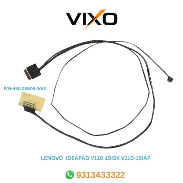 Lenovo Ideapad  V110-15ISK  V110-15IAP Laptop LED LCD Display Cable P/N-450.08B05.0001 450.08B05.0003