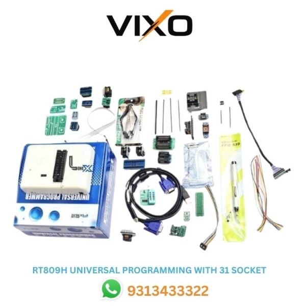 VIXO RT809H EMMC NAND NOR Flash BIOS UNIVERSAL PROGRAMMER with 31 socket