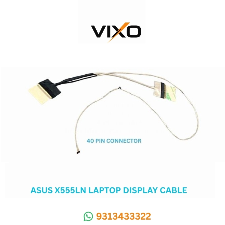 Untitled (750 x 750 px) - 2026-09-10T194409.140 VIXO ASUS X555LN LAPTOP LED LCD DISPLAY CABLE P/N-VM590L FL5800L 1422-028A0AS 14005-01490800 - Image 1