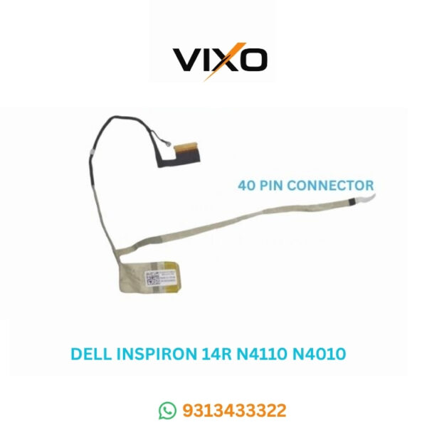 VIXO DELL INSPIRON 14R N4110 N4010 LAPTOP LED LCD DISPLAY CABLE P/N- DD0UM8TH001 