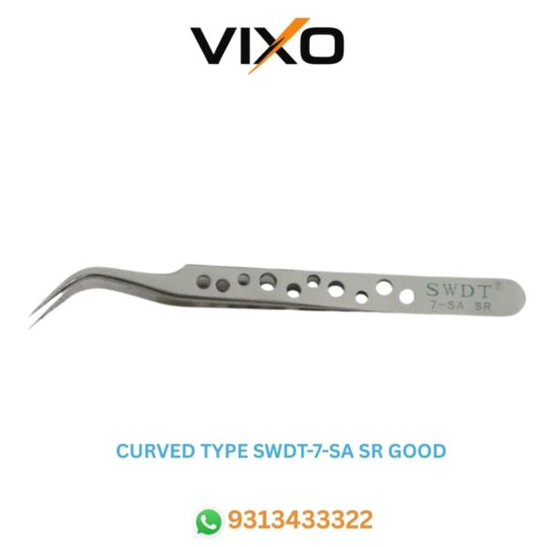 VIXO CURVED Type SWDT 7-SA SR Good Quality Tweezer HRC40