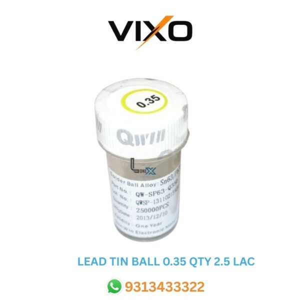 VIXO LEAD TIN BALL 0.35 QTY 2.5 LAC