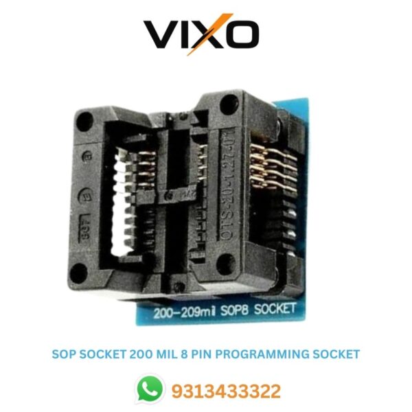 VIXO SOP SOCKET 200 Mil 8 Pin Programming Socket
