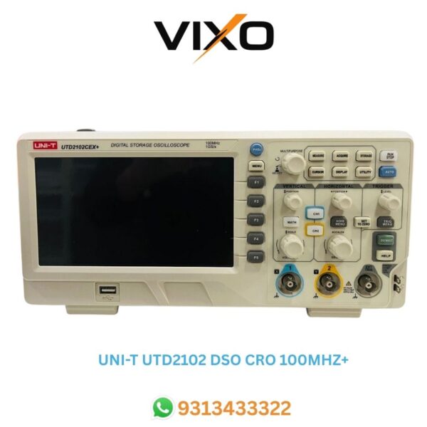 VIXO UNI-T UTD2102CEX+ Digital Storage Oscilloscope DSO CRO 100MHz+ with 2 Channel