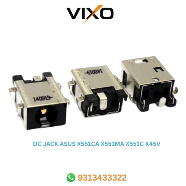 VIXO DC JACK ASUS X551C X551C X551CA X551MA K45V K45VD K45VG/J/M/S W/O WIRE