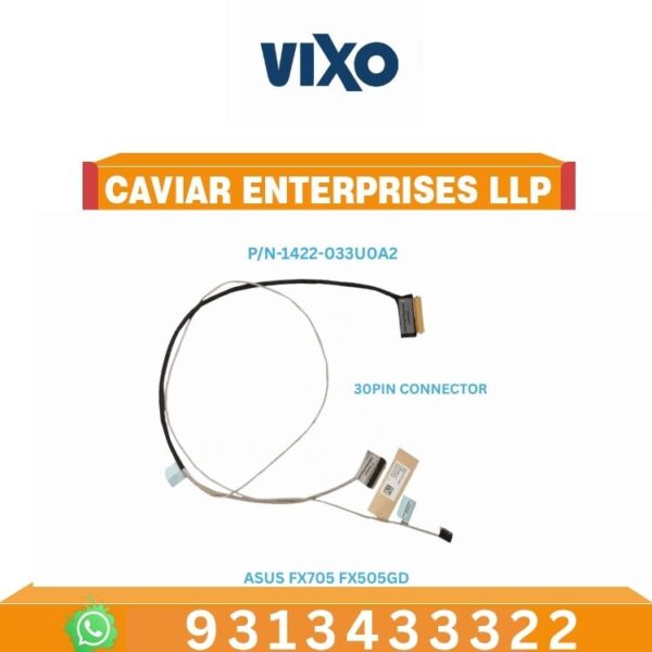 VIXO ASUS FX705 FX505GD FX86F FX95G FX95D LAPTOP LED LCD DISPLAY CABLE P/N-1422-033U0A2