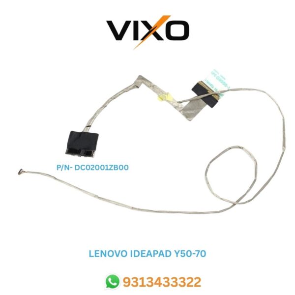 LENOVO Ideapad Y50-70 Laptop LED LCD Display Cable P/N- DC02001ZB00