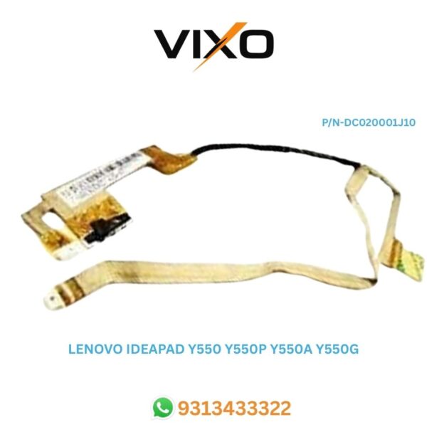 Lenovo Ideapad Y550 Y550P Y550A Y550G Laptop LED LCD LVSD Display Cable P/N-DC020001J10 LCD