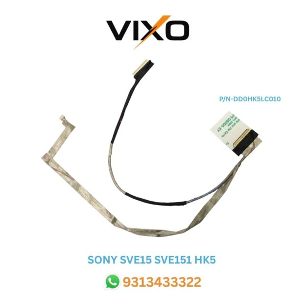 SONY SVE15 SVE151 HK5 Laptop LED LCD Display Cable P/N-DD0HK5LC010 DD0HK5LC000