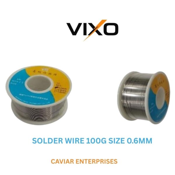 VIXO Solder Wire 100g with 0.6mm Soldering for Laptop Repairing and other Electronics repairing BEST QUALITY