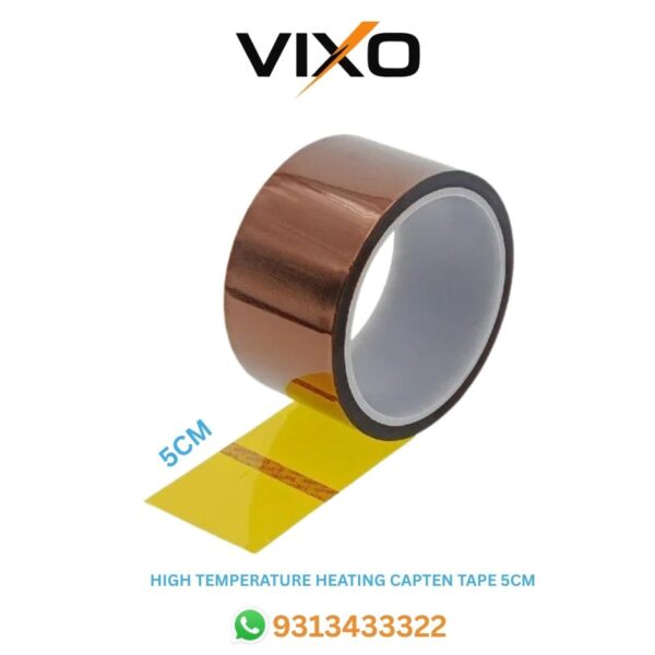 VIXO High Temperature Resistant Heating  BGA tape Kapten Polyimide Thermal Heating Repair Tape for 3D Printer 5cm