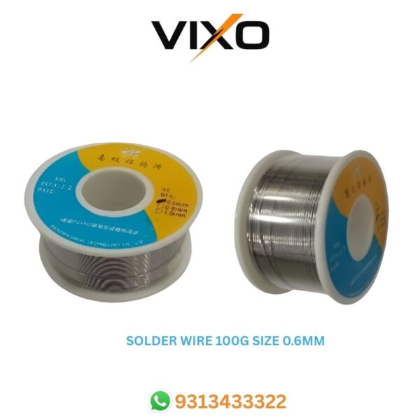 VIXO Solder Wire 100g with 0.6mm Soldering for Laptop Repairing and other Electronics repairing BEST QUALITY
