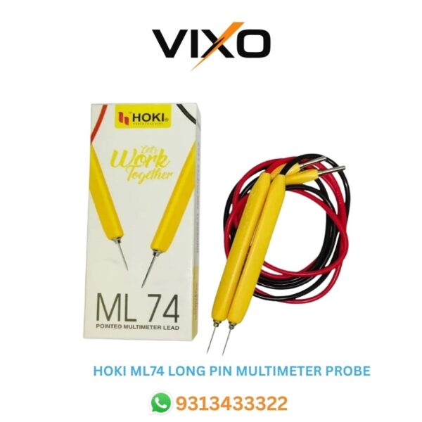 VIXO HOKI ML74 Long Pin Lead Tested Digital Multimeter Probe