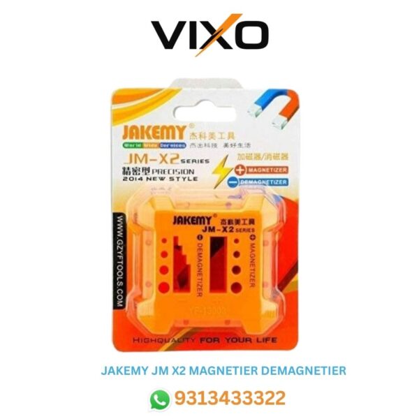VIXO JAKEMY JM-X2 Magnetizer Demagnetizer For Screwdriver Magnetic Pick Up Hand Tools Screwdrivers Magnet Reducer