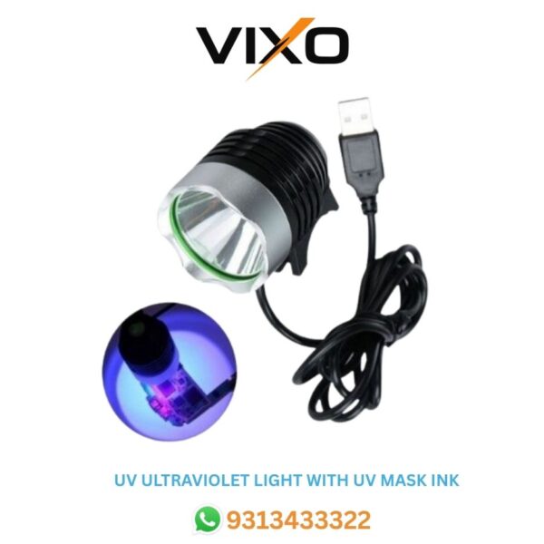 VIXO USB MINI ULTRAVIOLET LIGHT Lamp UV Glue Ink Curing LED Lamp for Mobile Phone Repair , High Power Solid Violet Lamp