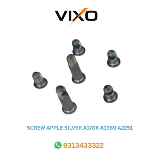 VIXO SCREW APPLE SILVER A1706 A1989 A2251 SET 6 PSC