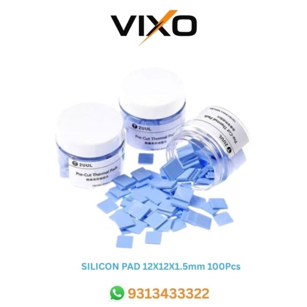 VIXO SILICON PAD 12X12X1.5mm 100Pcs
