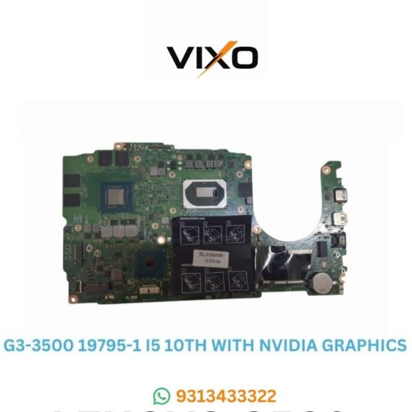 VIXO DELL G3-3500 19795-1 I5 10TH WITH NVIDIA GRAPHICS LAPTOP MOTHERBOARD