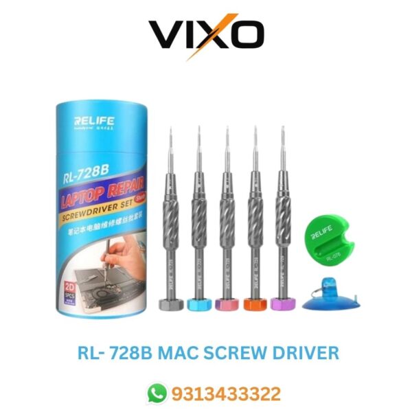 VIXO SCREW DRIVER SET PL728B WITH MAC