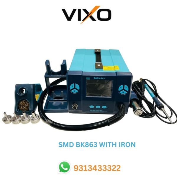 VIXO SMD BK863 WITH IRON 1000WATT 2 IN 1