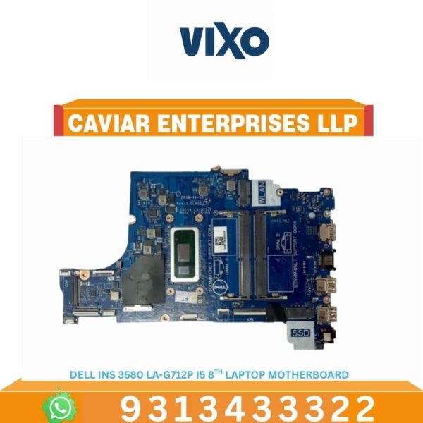 VIXO DELL INS 3580 LA-G712P I5 8TH LAPTOP MOTHERBOARD