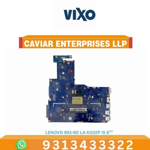 VIXO LENOVO B51-80 LA-D102P I5 6TH LAPTOP MOTHERBOARD